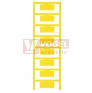 ELS 16/40 MC NE GE štítek žlutý vkládací pro značení vodičů, š16mm x v40mm, PA66 (1045630000)