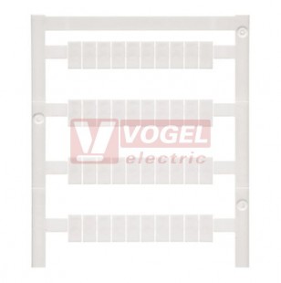 WS 10/5 PLUS MC NE WS MultiCard, značení svorek bez potisku, bílá, š5mm x v10mm, PA66 (1046380000)