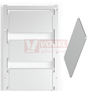CC 30/60 MC NE GR MultiCard, značení přístrojů ClipCard, bez potisku, štítek sv.šedý, v30mm x š60mm, PA66 (1072670000)