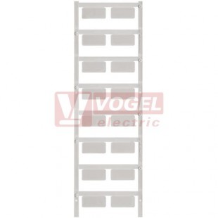 SM 27/12,5 MC NE GR MultiCard, značení přístrojů SwitchMark, bez potisku, štítek sv.šedý, v12,5mm x š27mm, PA66 (1079490000)