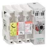 GS2DB3 Pojistkový odpínač 3P, 32A/800V, vel.pojistky A1, šroubové svorky 6…25 mm²