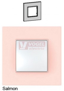 MGU470237 Unica Quadro - Krycí rámeček jednonásobný, Salmon