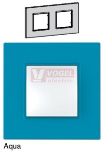 MGU470426 Unica Quadro - Krycí rámeček dvojnásobný, Aqua