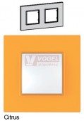 MGU470429 Unica Quadro - Krycí rámeček dvojnásobný, Citrus