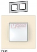 MGU470435 Unica Quadro - Krycí rámeček dvojnásobný, Pearl