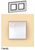 MGU470436 Unica Quadro - Krycí rámeček dvojnásobný, Candy
