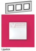 MGU470627 Krycí rámeček 3-nás., Lipstick (UNICA Quadro), VÝROBA UKONČENA