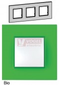 MGU470628 Krycí rámeček 3-nás., Bio (UNICA Quadro), VÝROBA UKONČENA