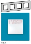 MGU470826 Krycí rámeček 4-nás., Aqua (UNICA Quadro), VÝROBA UKONČENA