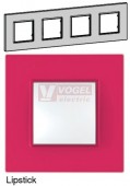 MGU470827 Krycí rámeček 4-nás., Lipstick (UNICA Quadro), VÝROBA UKONČENA