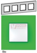MGU470828 Krycí rámeček 4-nás., Bio (UNICA Quadro), VÝROBA UKONČENA