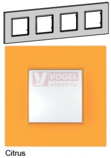 MGU470829 Unica Quadro - Krycí rámeček čtyřnásobný, Citrus
