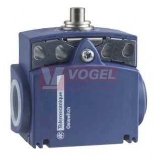 XCKT2510G1103 Polohový spínač Universal Osiconcept, plastový, ovládací kovový čep, 1Z+1V, závisle spínající, vypnutí před zapnutím, kabel.vstup 2x PG11, IP66