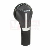 GS2AHT430 Vnější čelní rukojeť GS2, černá pro odpínač 30-400A, poloha rukojeti Test-O-I, uzamykatelná, norma CSA, UL