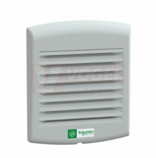 NSYCVF38M230PF  Ventilátor s filtrem,  38m3/h, 230VAC, rozměr výřezu 92x92mm, rozměr vš 137x117mm, 40dB, IP54, RAL7035