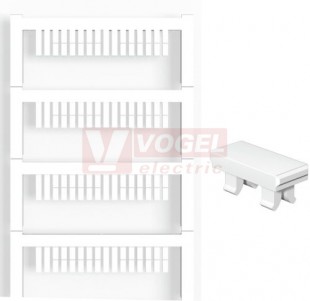 ESG B&R X20 MC NE WS MultiCard označení přístrojů, štítek bílý, 10 x 2,5 mm, PA 66, zasouvací (1001140001)