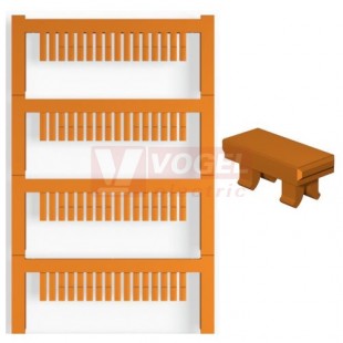 §ESG B&R X20 MC NE MultiCard označení přístrojů, štítek oranžový, 10 x 2,5 mm, PA 66, zasouvací (1001160001)