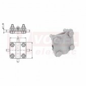 SK N V4A svorka křížová 55x55mm Nerez V4A, pro drát o průměru 7-10mm (VN2041)