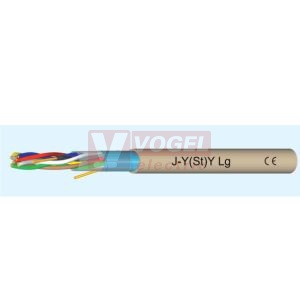 J-Y(St)Y   2x2x0,6 Lg kabel pro telefonní instalace šedý