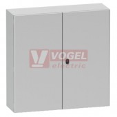 NSYS3D121040DP S3D, Rozváděč IP55 v1200xš1000xh400mm, mont.panel, RAL7035, 2-dvéřový