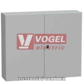 NSYS3D141030D  S3D, Rozváděč IP55 v1400xš1000xh300mm, bez mont.panelu, RAL7035, 2-dvéřový