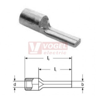 KN  25 Kolík neizolovaný průřez 25mm2 / délka 20mm