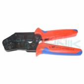 HF 2/Z 975214 KNIPEX Lisovací kleště na konektory bez izolace, pro průřezy 0,1-1,5mm2/šíře 2,8 až 4,8mm (LK2/Z), délka kleští 195mm