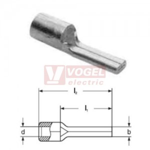 KN   6-10 Kolík neizolovaný průřez 4,0-6,0mm2 / délka 10mm