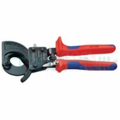 9531250 KNIPEX Ráčnové nůžky na AL a CU kabely do průměru 32mm/240mm2 (RN 32 KN)