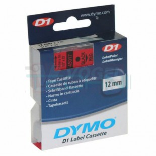 DYMO S0720570 45017 páska plastová 12mm, černá na červeném