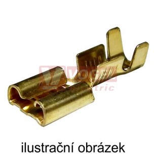 MO 1,5-48 Mosazná objímka 0,5-1,5mm2 / 4,8x0,8mm