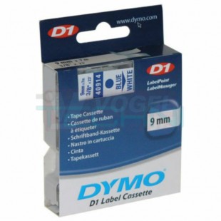 DYMO S0720690 40914 páska plastová 9mm, modrá na bílém