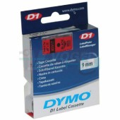 DYMO S0720720 40917 páska plastová 9mm, černá na červeném