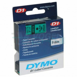 DYMO S0720740 40919 páska plastová 9mm, černá na zeleném