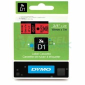 DYMO S0720870 45807 páska plastová 19mm, černá na červeném