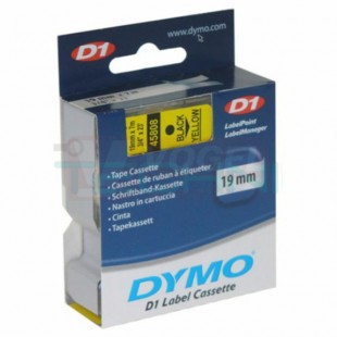 DYMO S0720880 45808 páska plastová 19mm, černá na žlutém