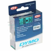 DYMO S0720890 45809 páska plastová 19mm, černá na zeleném