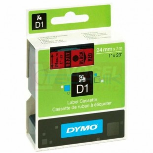 DYMO S0720970 53717 páska plastová 24mm, černá na červeném