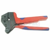 LK1-D1025 Lisovací kleště na dutinky s izolací a bez izolace, pro průřezy 10-25 mm2, tvar lisu kosočtverec, dle UL, paralelní lisování, délka kleští 210mm