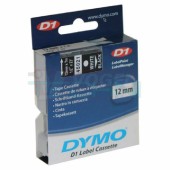 DYMO S0720610 45021 páska plastová 12mm, bílá na černém