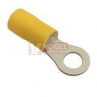 GF-M4   (OI  6-M 4/PK) Oko izolované PC, průřez 4,0-6,0mm2 / D=4,3mm, šíře oka 9,5mm, dle normy UL