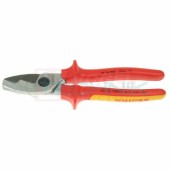 9516200 KNIPEX Nůžky do 1000V na vodiče do průměru 25mm/70mm2, dvoukomponentní rukojeti (PN 25/1000)