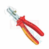 1106160 KNIPEX Kleště odizolovací do 1000V, chromované, dvoukomponentní rukojeti, délka 160mm