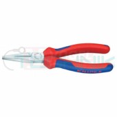 3015190 KNIPEX Kleště ploché, chromované, dvoukomponentní rukojeti, délka 190mm