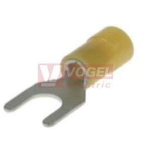 VI  6-M10 Vidlice izolovaná PVC, průřez 4,0-6,0mm2 /M10/18mm