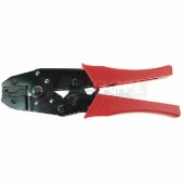 LK-MO 051 BP-A Lisovací kleště na konektory bez izolace s bočním připojením, pro průřezy 0,5-1mm2/6,3x0,8mm ECONOMY, dílka kleští 220mm
