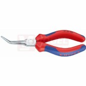 3125160 KNIPEX Kleště půlkulaté zahnuté jemné, chromované, dvoukomponentní rukojeti, délka 160mm