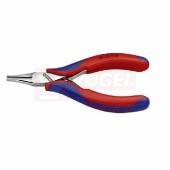 3512115 KNIPEX Kleště ploché leštěné pro mikroelektroniku, dvoukomponentní rukojeti, délka 115mm