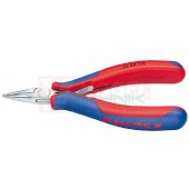 3522115 KNIPEX Kleště půlkulaté pro elektroniku, leštěné, dvoukomponentní rukojeti, délka 115mm