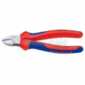 7002140 KNIPEX Kleště štípací stranové, dvoukomponentní rukojeti, délka 140mm